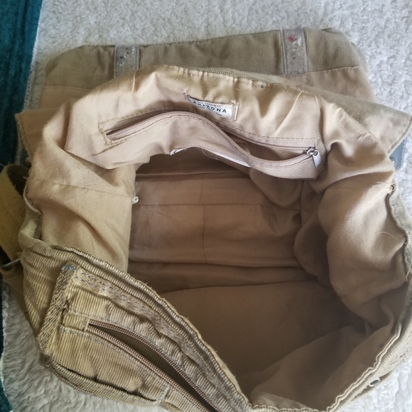 Arizona Tan Fabric Crossbody Bag - Picture 4 of 8